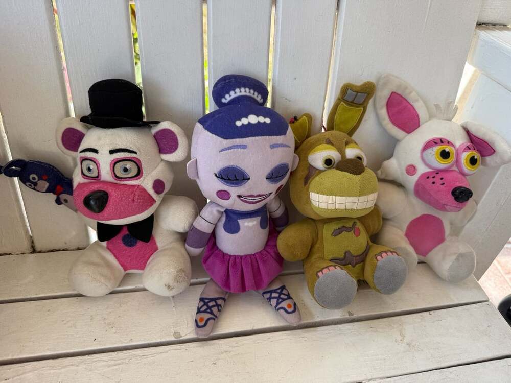 Funko Five Nights at Freddy's character plush toys set of 4